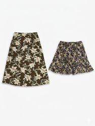 (FV-1188) Vintage Cottagecore Floral & Earthy Pais..