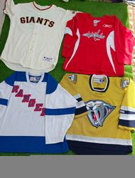 NFL NHL NBA & MLB jerseys (61) pcs
