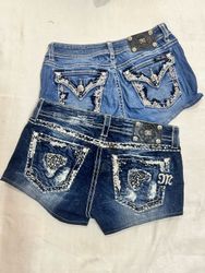 Miss me true religion rockrevival shorts