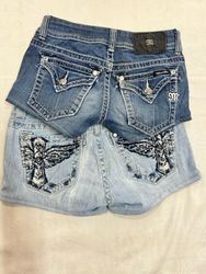 Miss me true religion rockrevival shorts