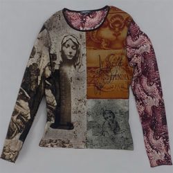 Y2K long sleeve Blouse.