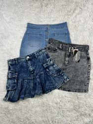 Y2k denim skirts