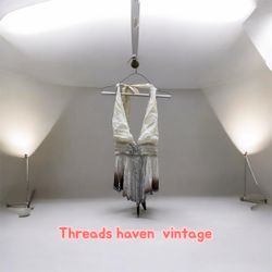 Th#064 Y2K Glam Beaded Crop Top