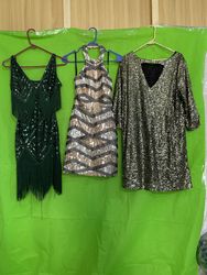 Beautiful mini beaded dress