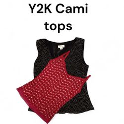 Y2K stretch Cami tops