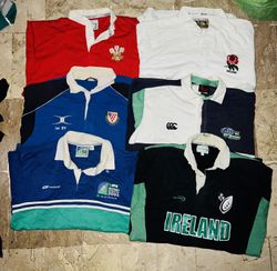 Mix vintage club rugby shirts bundle 106