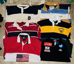 Mix brand vintage rugby shirts bundle 105