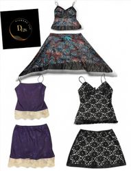 Set coordinato donna Y2K con top e gonna - Outfit ..