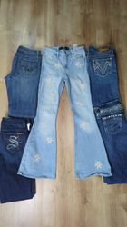 AV-1499 Y2K Style Flare Jeans