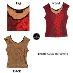 Custo Barcelona Designer and Y2k Mixed - Tops (TG-..
