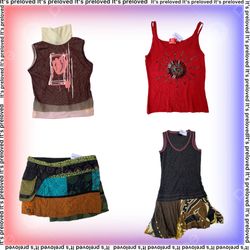 Edgy Textured Finds -tops, dresses and skirts (SS-..