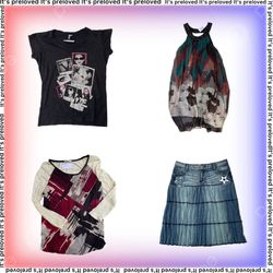 Slouchy Style Set - tops, dresses and skirts (SS-2..