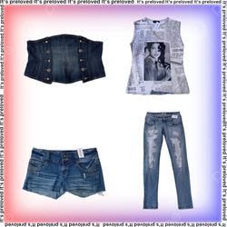 Y2k Rebellious Chic, Y2k graphic tees, skirts and ..