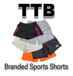 Branded Sports Shorts     (TTB-45)