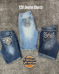 Y2K Denim Shorts - (19/04)