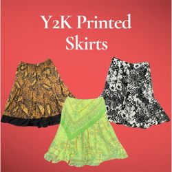 Y2K Printed Skirts - (19/04)