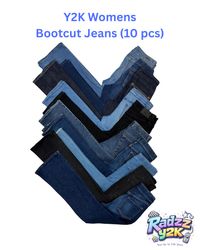 Y2K Womens Bootcut Jeans