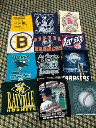 Authentic Vintage Sports Team T-shirts
