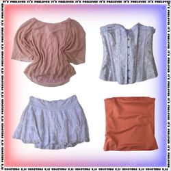 Shabby Chic Y2K Tops, Skirts (SS-2265)