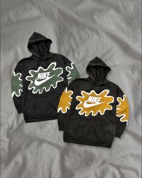 Pulls en sweat patchwork Nike upcyclés