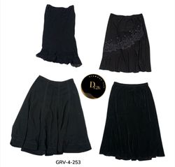 Classic Poly Skirt – Lightweight Fabric with Moder..