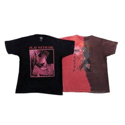 Tshirt con stampa grafica di cartoni animati vinta..