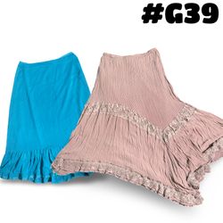 Y2K peinted Floral skirts (brands) New York and Ch..