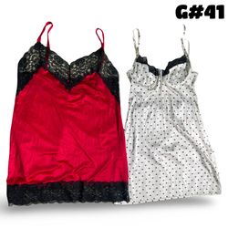 Y2K branded silk Dress #G41