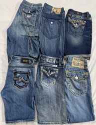 Miss me,True Religion,Rock Revival Shorts (127)