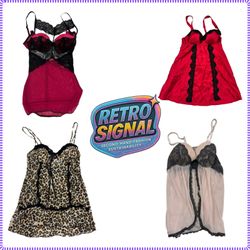 Y2K Baby Doll Coquette Leopard & Lace Ca..