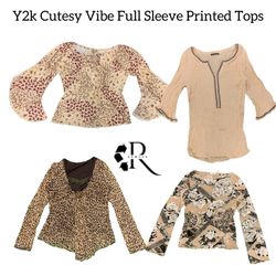 Y2K Cutesy Vibe Full Sleeve Printed Tops RW-1802