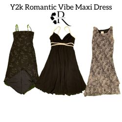 Y2K Romantic Vibe Maxi Dress 1804