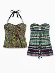 (FV-1219) Vintage Y2K Sheer Green Floral..