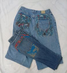 CR7697 Upcycled Printed Shorts