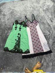 Beauitful sexy lingerie and slip dresses