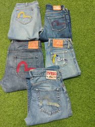 Vintage evisu jeans — luxury thrift find ✨