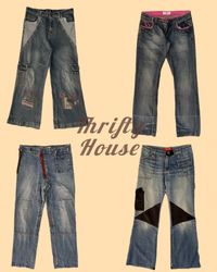 Y2K Street Denim Edit Jeans(TH/347)