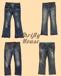 Flare Fit Fever Y2k Jeans(TH/348)