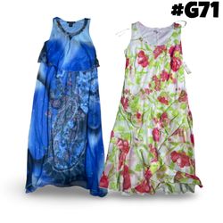 Y2k Printed Floral Dress (brands) casual and Reba ..