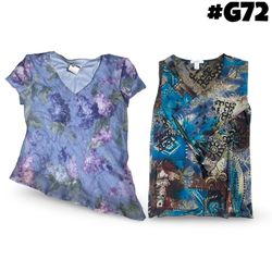Y2K printed tops (brands) New York and Dress barn ..