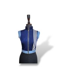 UPCYCLED SPORTS DENIM TOP