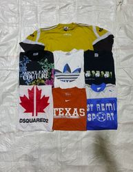 Versace, Dsquared2 and vintage mix t shirts