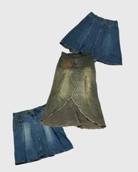 Jupe longue en denim inspirée Y2K – Élégante et co..