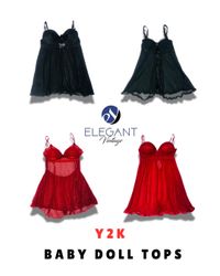 Y2K Baby Doll Tops - EV1644
