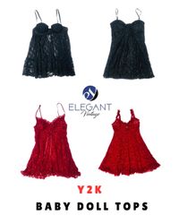 Y2K Baby Doll Tops - EV1654