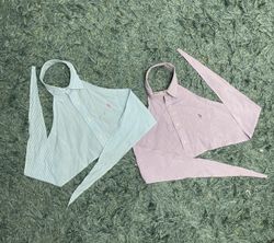 Upcycle Ralph Lauren Polo Halter Top (Dv -04)