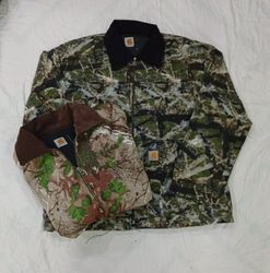 CR7721 Upcycled Carhartt Camo Jackets