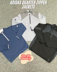 Adidas Quarter Zipper Jackets - (21/04)