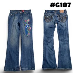 Y2 K branded jeans (brands) American eagle an Doll..