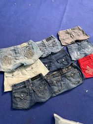 Miss me rock revival true religion sexy shorts